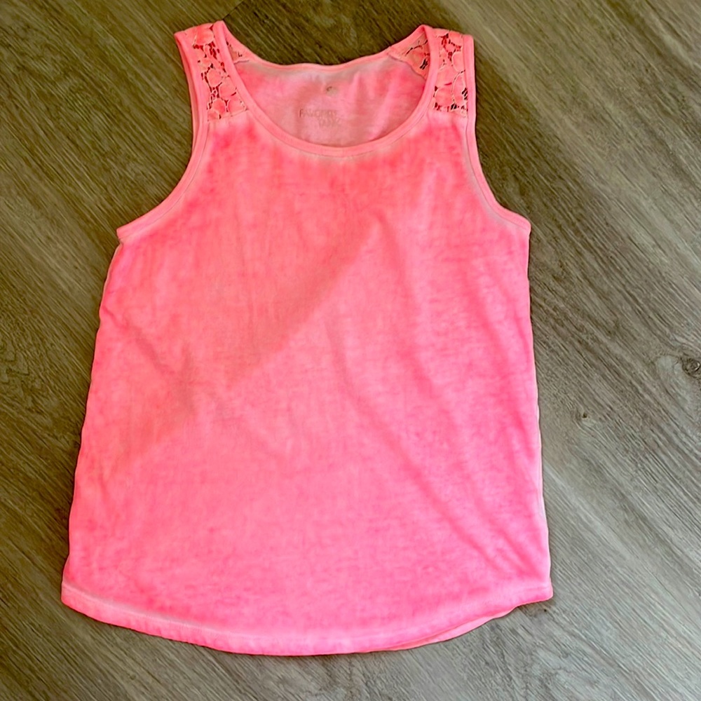 Pink tank top size 7/8
